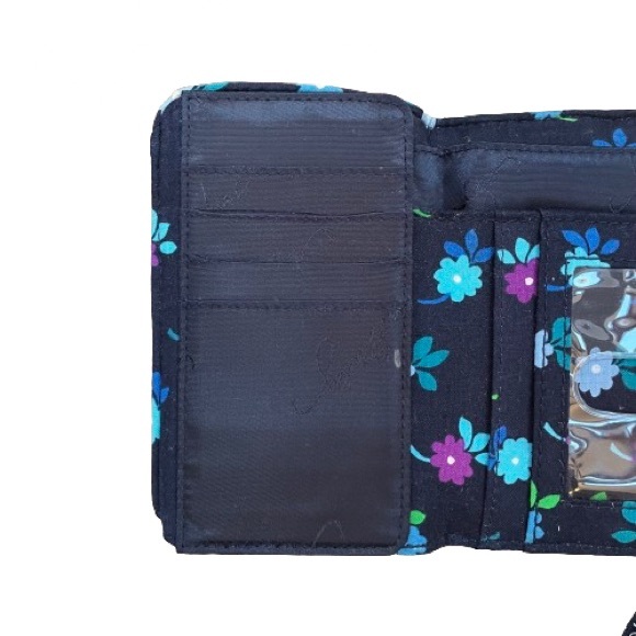 Vera Bradley Euro Trifold Wallet in Midnight Blue - Picture 5 of 12